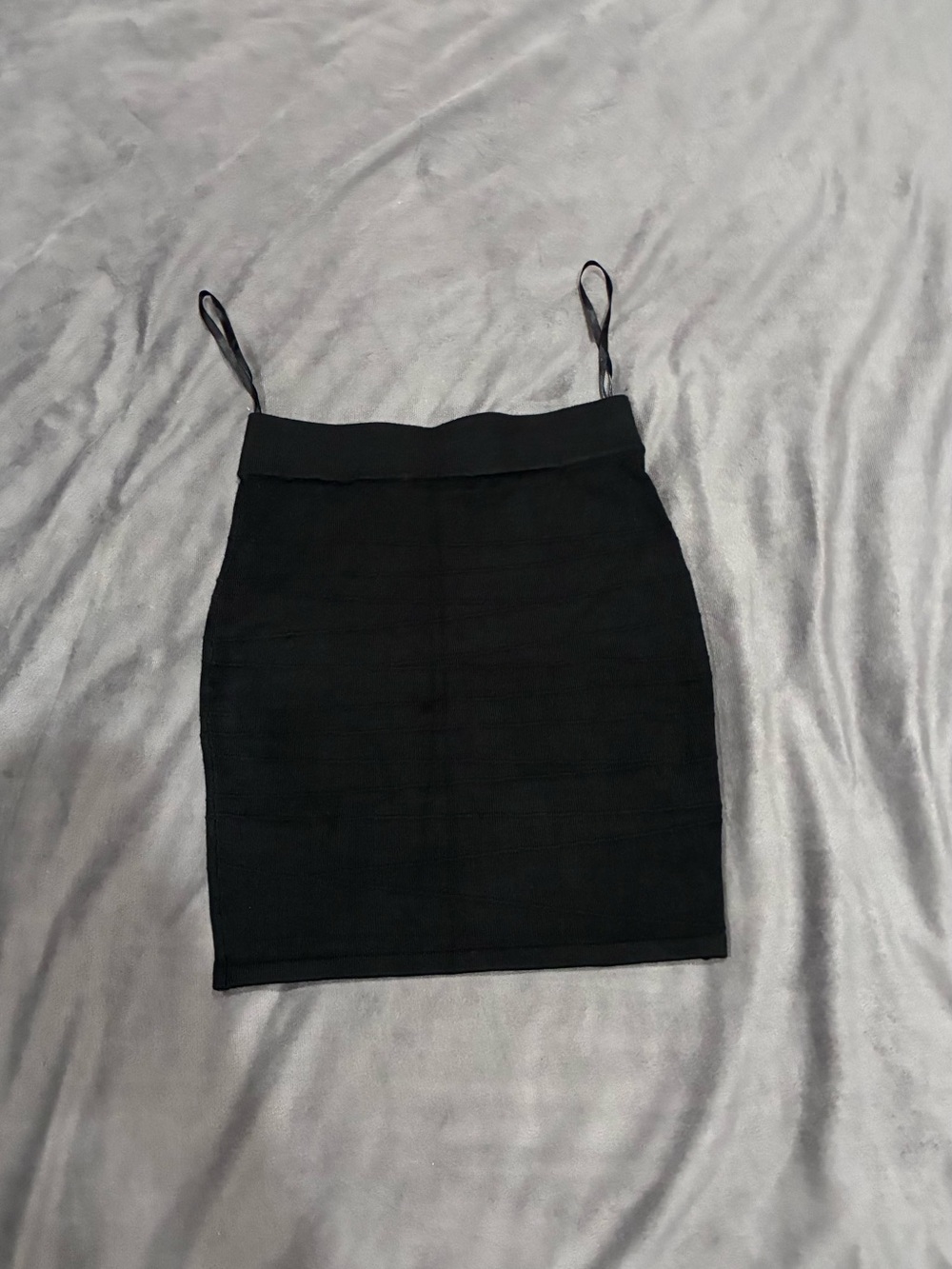 Arden B Black Bandage Mini Skirt
